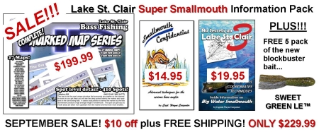 St Clair Super Smallmouth Info Pack